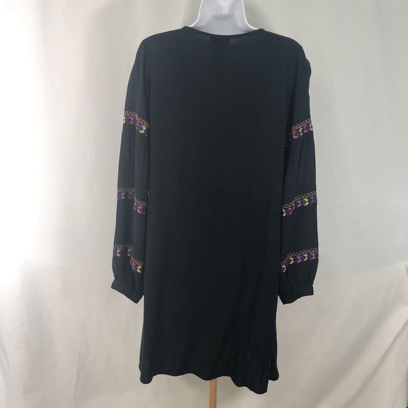 Wrangler Women’s Embroidered Dress Sz S Western Rodeo Cowgirl Long Sleeve - Picture 5 of 12